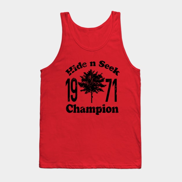 Vintage Hide n Seek Champion 1971 Tank Top by Eric03091978